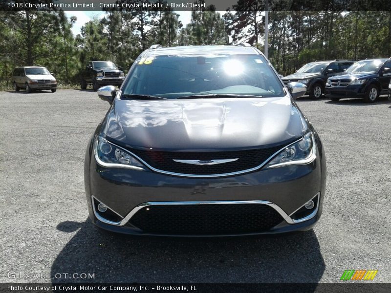 Granite Crystal Metallic / Black/Diesel 2018 Chrysler Pacifica Limited