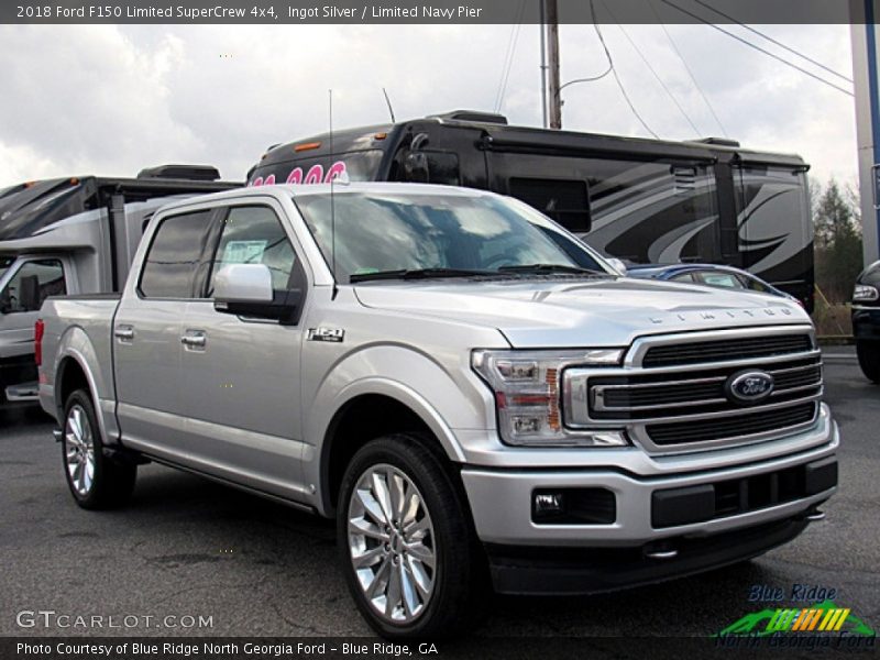 Ingot Silver / Limited Navy Pier 2018 Ford F150 Limited SuperCrew 4x4