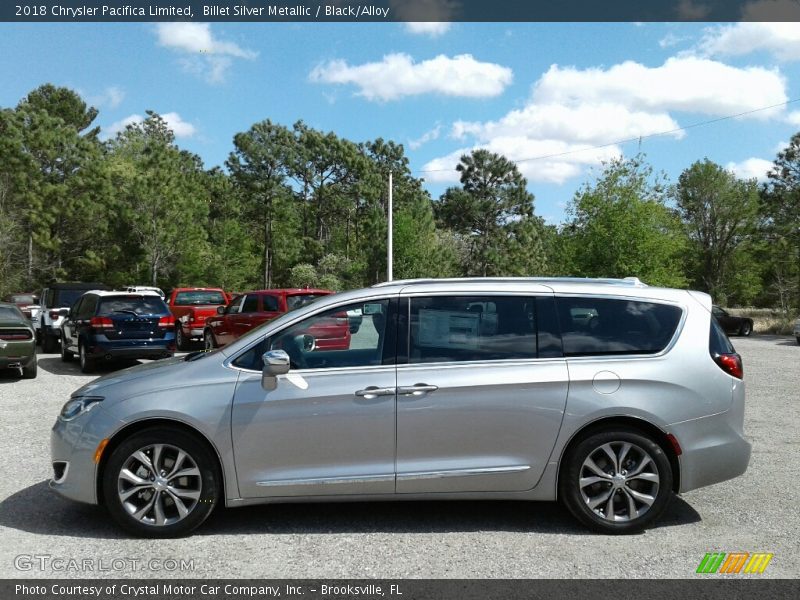 Billet Silver Metallic / Black/Alloy 2018 Chrysler Pacifica Limited