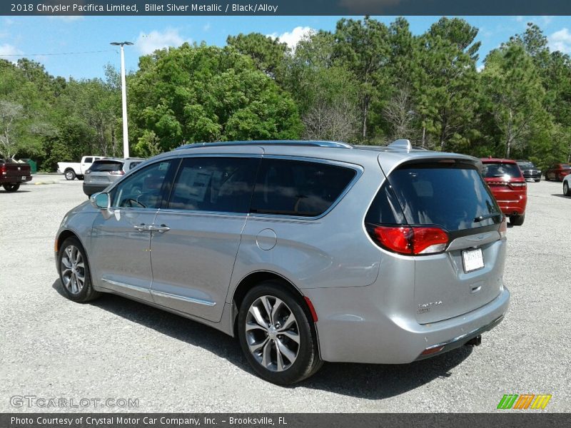 Billet Silver Metallic / Black/Alloy 2018 Chrysler Pacifica Limited