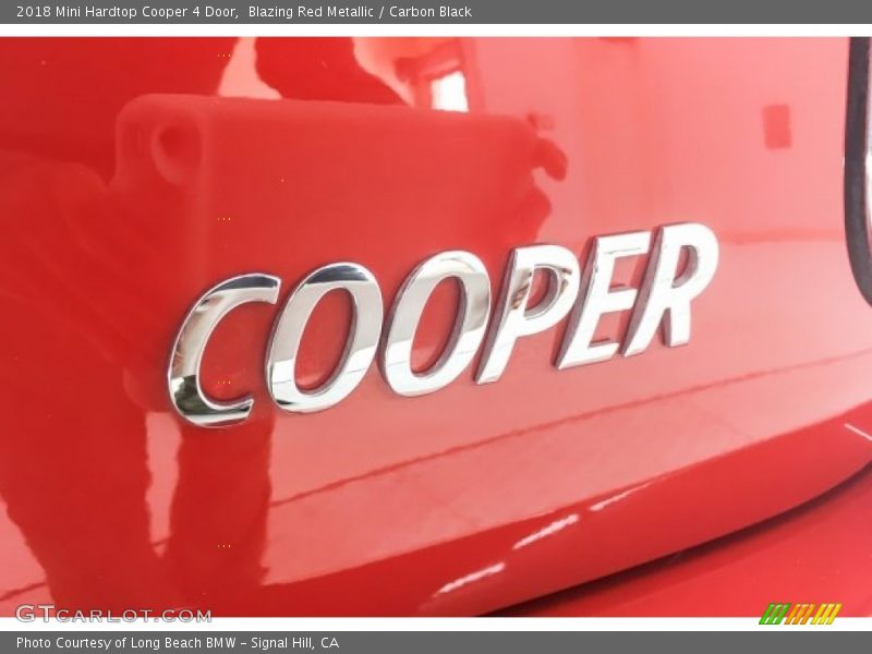 Blazing Red Metallic / Carbon Black 2018 Mini Hardtop Cooper 4 Door