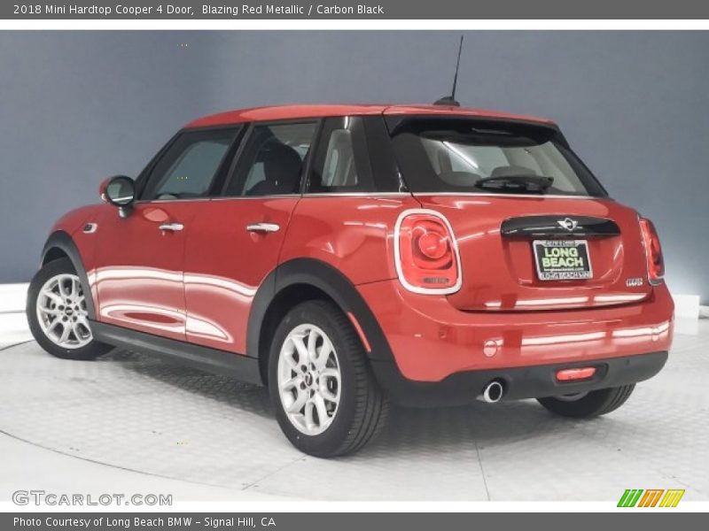 Blazing Red Metallic / Carbon Black 2018 Mini Hardtop Cooper 4 Door