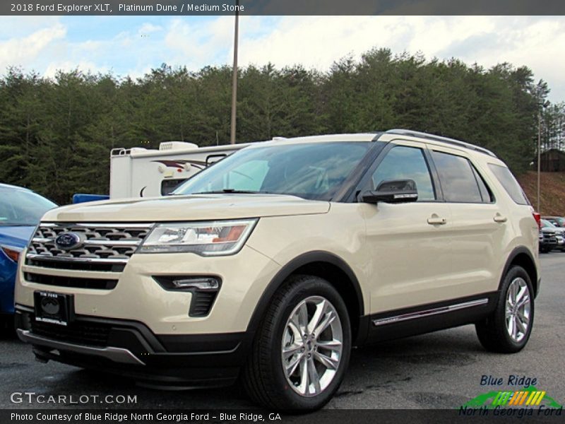 Platinum Dune / Medium Stone 2018 Ford Explorer XLT