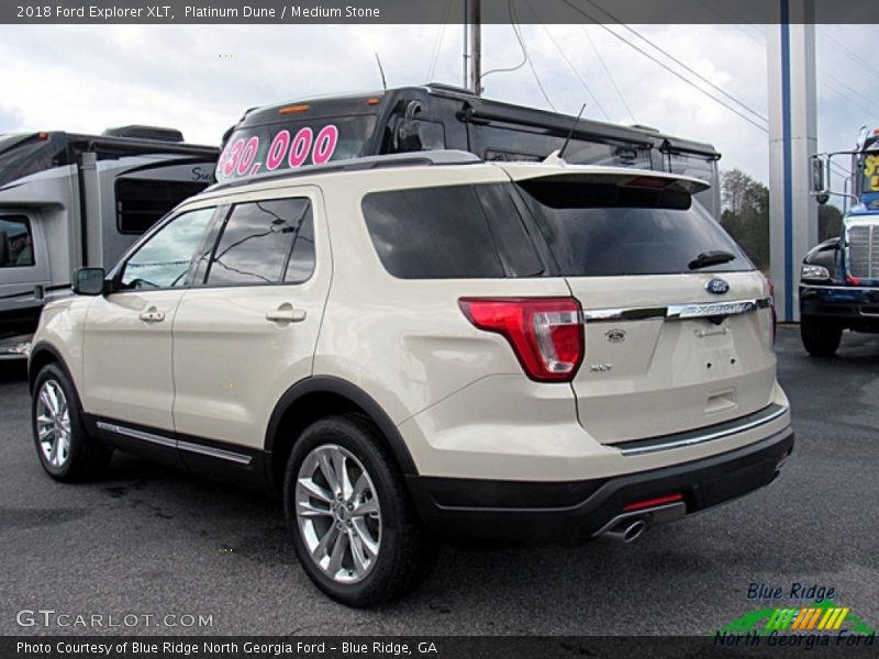 Platinum Dune / Medium Stone 2018 Ford Explorer XLT