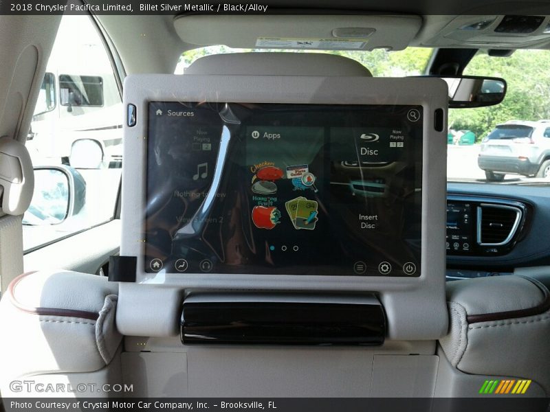 Billet Silver Metallic / Black/Alloy 2018 Chrysler Pacifica Limited