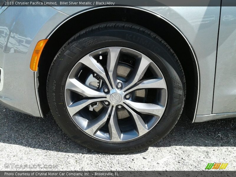 Billet Silver Metallic / Black/Alloy 2018 Chrysler Pacifica Limited