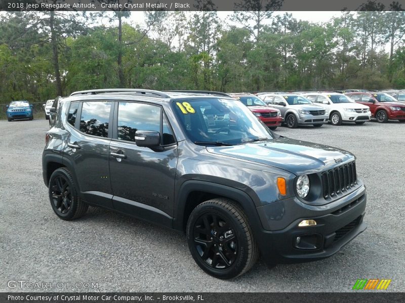 Granite Crystal Metallic / Black 2018 Jeep Renegade Altitude