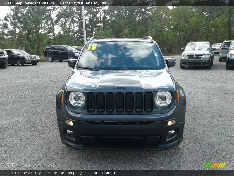Granite Crystal Metallic / Black 2018 Jeep Renegade Altitude