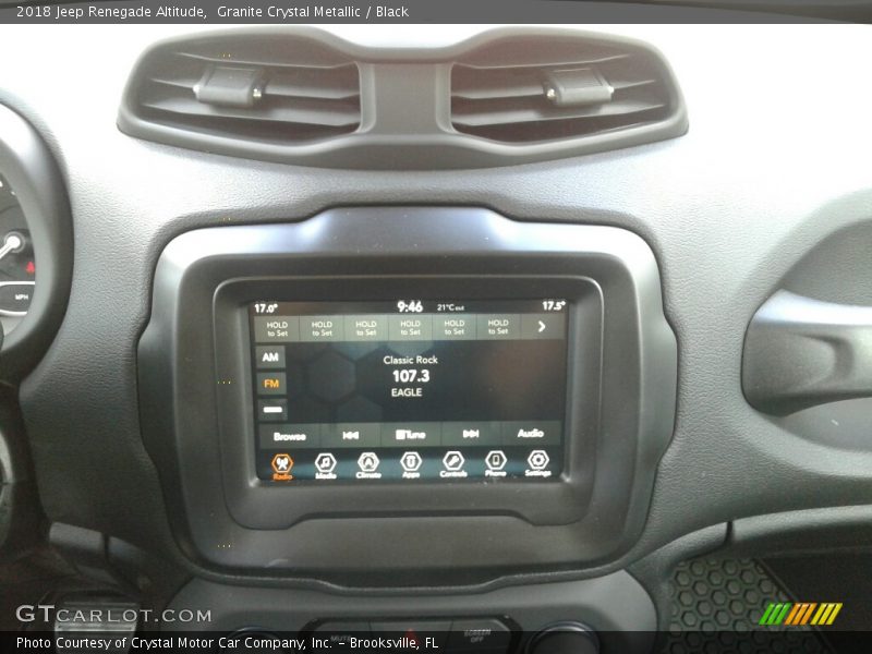Granite Crystal Metallic / Black 2018 Jeep Renegade Altitude