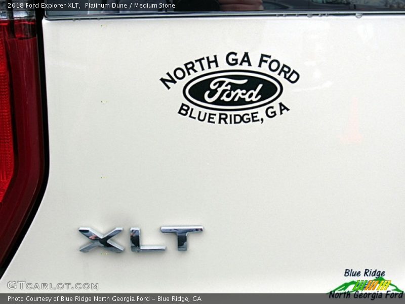 Platinum Dune / Medium Stone 2018 Ford Explorer XLT
