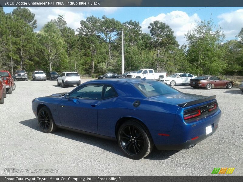 IndiGo Blue / Black 2018 Dodge Challenger R/T Plus