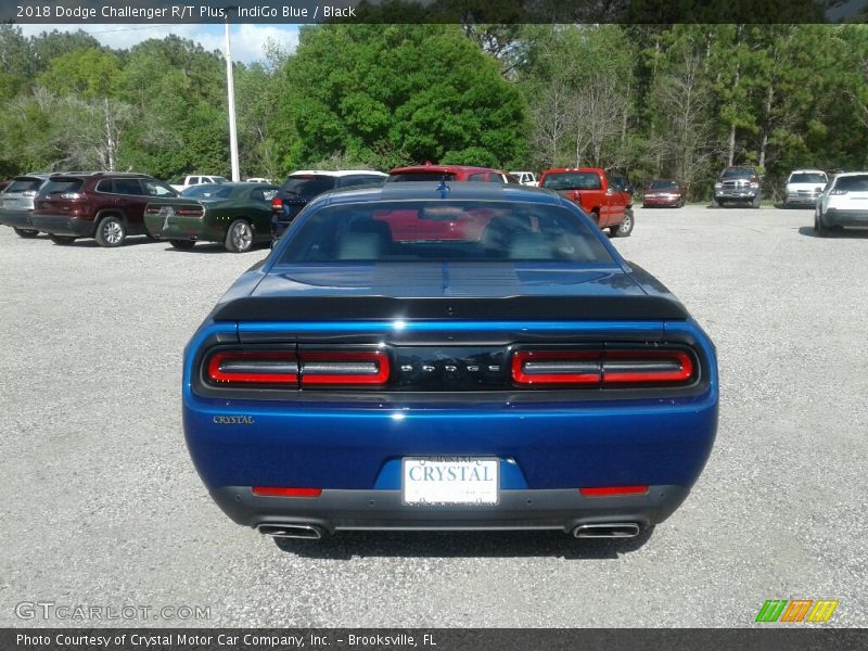 IndiGo Blue / Black 2018 Dodge Challenger R/T Plus