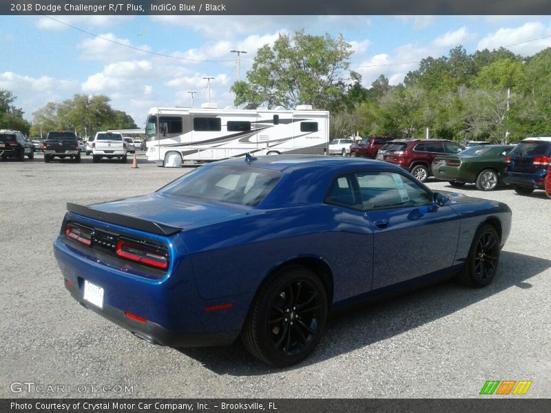 IndiGo Blue / Black 2018 Dodge Challenger R/T Plus