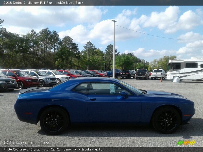 IndiGo Blue / Black 2018 Dodge Challenger R/T Plus