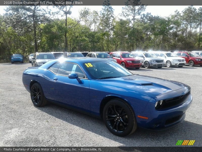 IndiGo Blue / Black 2018 Dodge Challenger R/T Plus