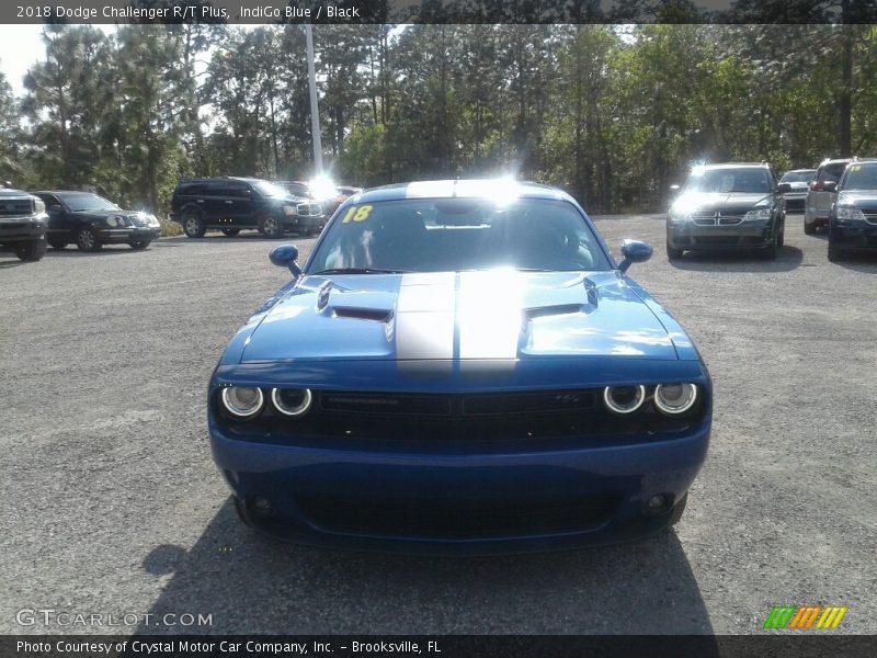 IndiGo Blue / Black 2018 Dodge Challenger R/T Plus