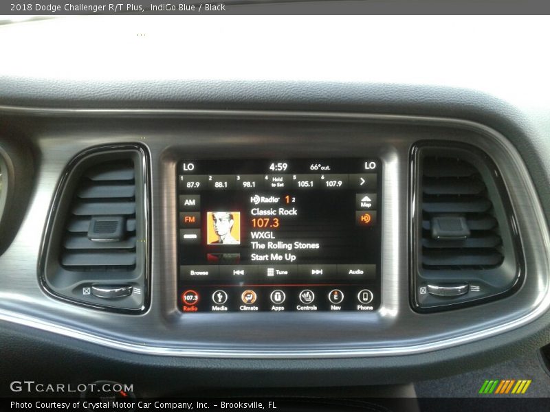 IndiGo Blue / Black 2018 Dodge Challenger R/T Plus