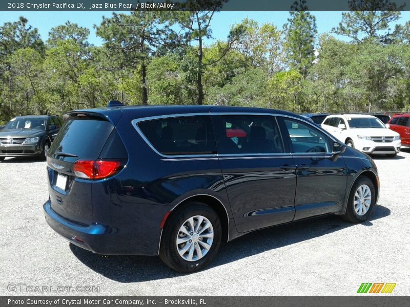 Jazz Blue Pearl / Black/Alloy 2018 Chrysler Pacifica LX