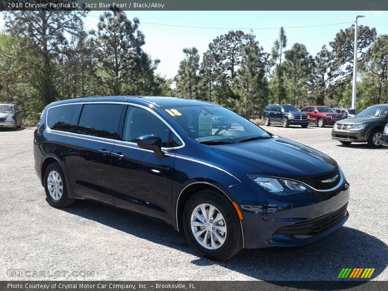 Jazz Blue Pearl / Black/Alloy 2018 Chrysler Pacifica LX