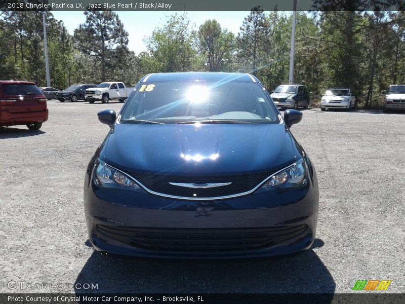 Jazz Blue Pearl / Black/Alloy 2018 Chrysler Pacifica LX