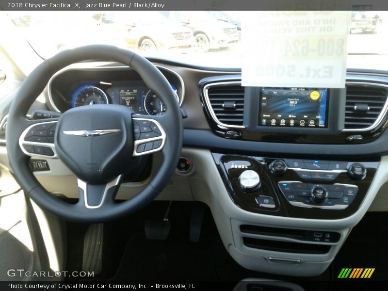 Jazz Blue Pearl / Black/Alloy 2018 Chrysler Pacifica LX