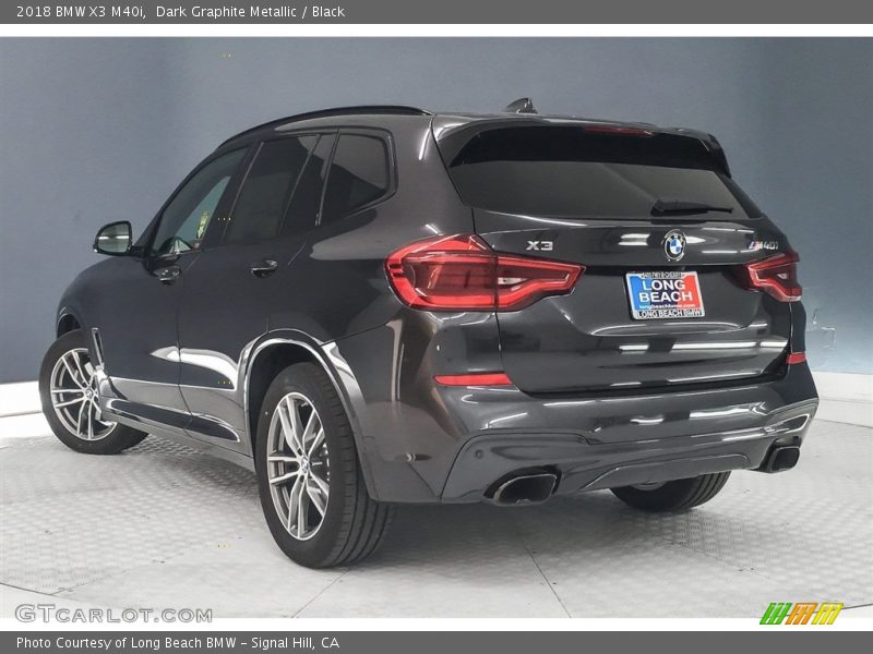 Dark Graphite Metallic / Black 2018 BMW X3 M40i