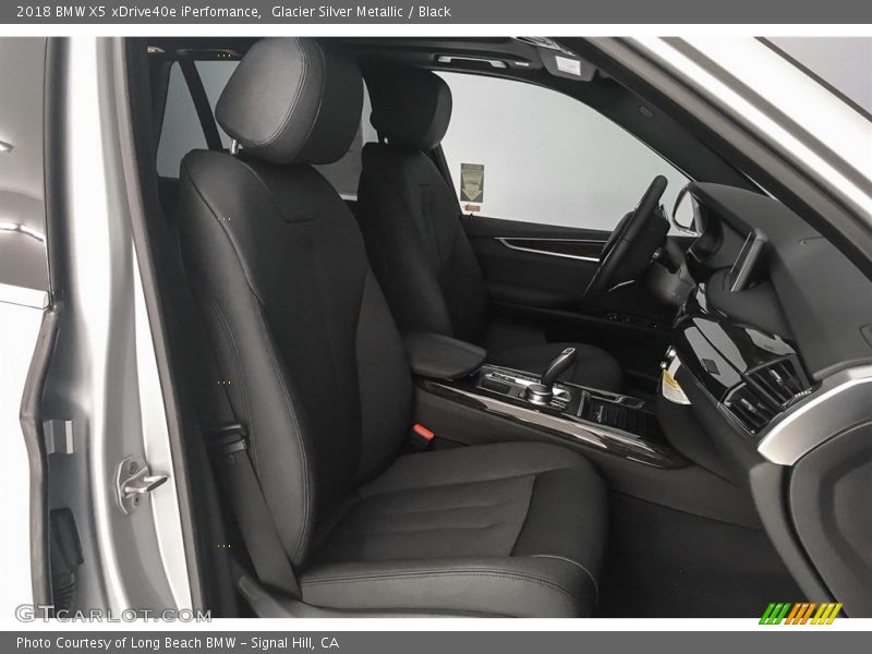 Glacier Silver Metallic / Black 2018 BMW X5 xDrive40e iPerfomance