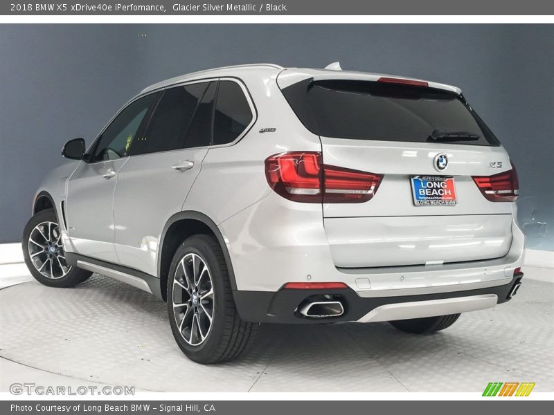 Glacier Silver Metallic / Black 2018 BMW X5 xDrive40e iPerfomance