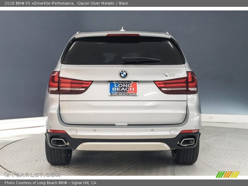Glacier Silver Metallic / Black 2018 BMW X5 xDrive40e iPerfomance