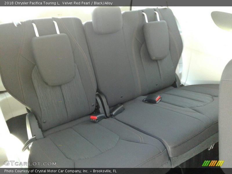 Velvet Red Pearl / Black/Alloy 2018 Chrysler Pacifica Touring L