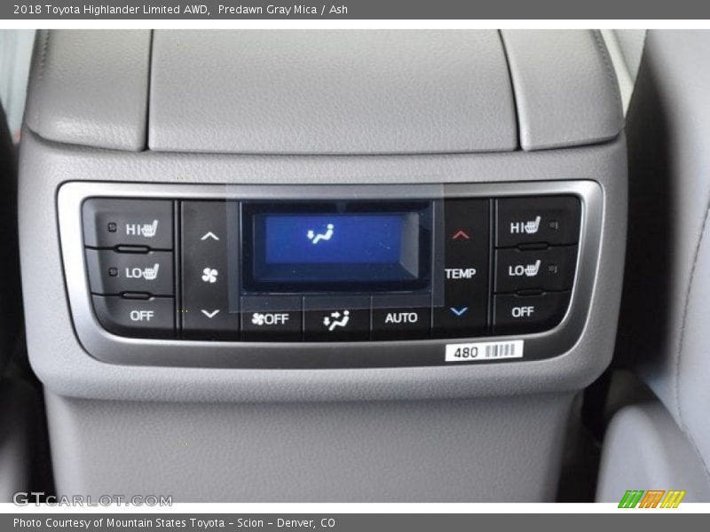 Predawn Gray Mica / Ash 2018 Toyota Highlander Limited AWD