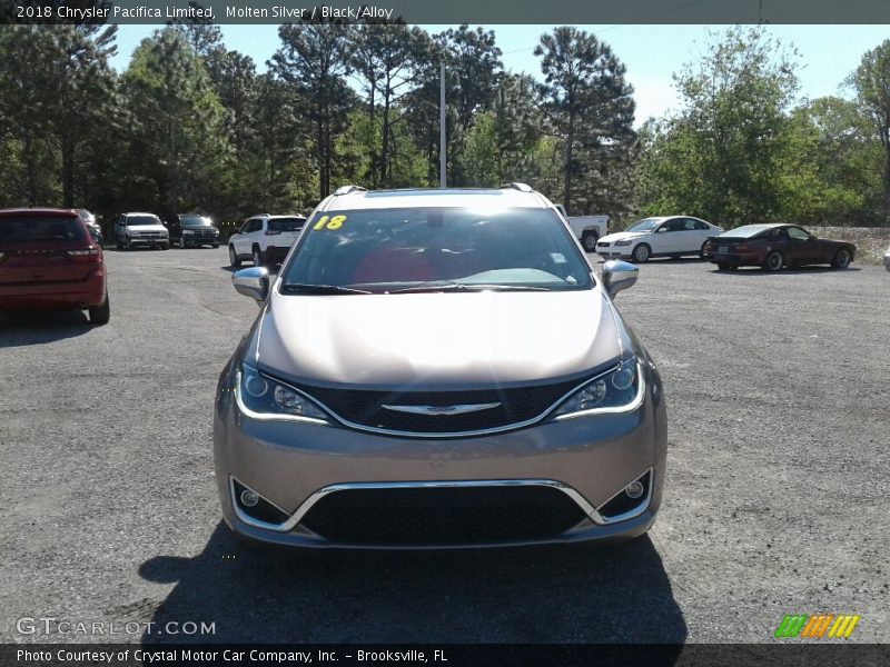 Molten Silver / Black/Alloy 2018 Chrysler Pacifica Limited