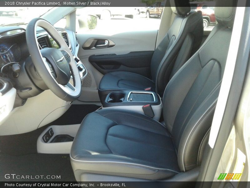 Molten Silver / Black/Alloy 2018 Chrysler Pacifica Limited