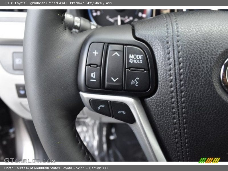 Predawn Gray Mica / Ash 2018 Toyota Highlander Limited AWD