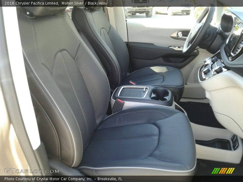 Molten Silver / Black/Alloy 2018 Chrysler Pacifica Limited