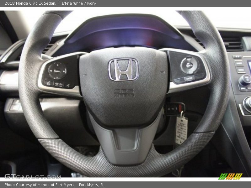Taffeta White / Ivory 2018 Honda Civic LX Sedan