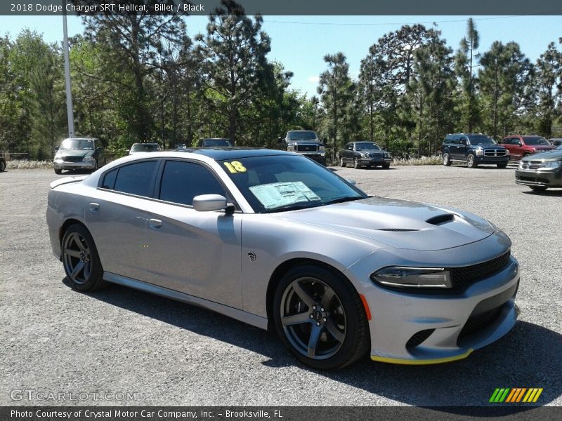 Front 3/4 View of 2018 Charger SRT Hellcat