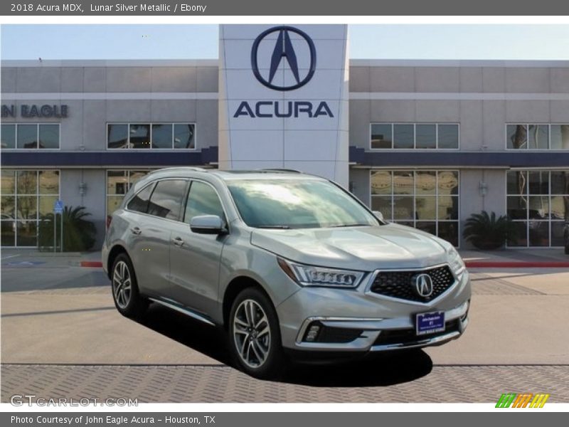 Lunar Silver Metallic / Ebony 2018 Acura MDX