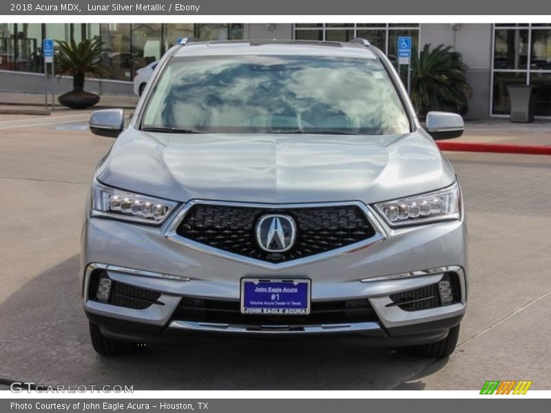 Lunar Silver Metallic / Ebony 2018 Acura MDX