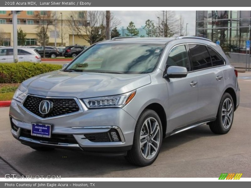 Lunar Silver Metallic / Ebony 2018 Acura MDX