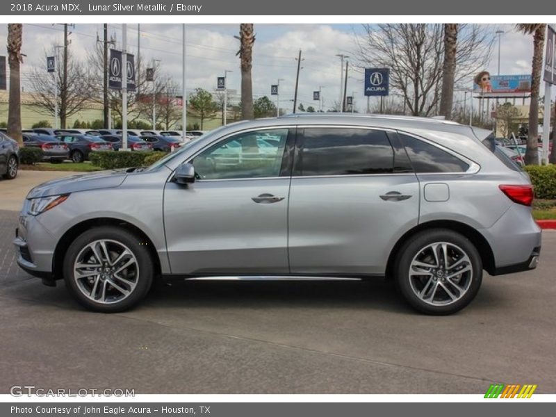 Lunar Silver Metallic / Ebony 2018 Acura MDX