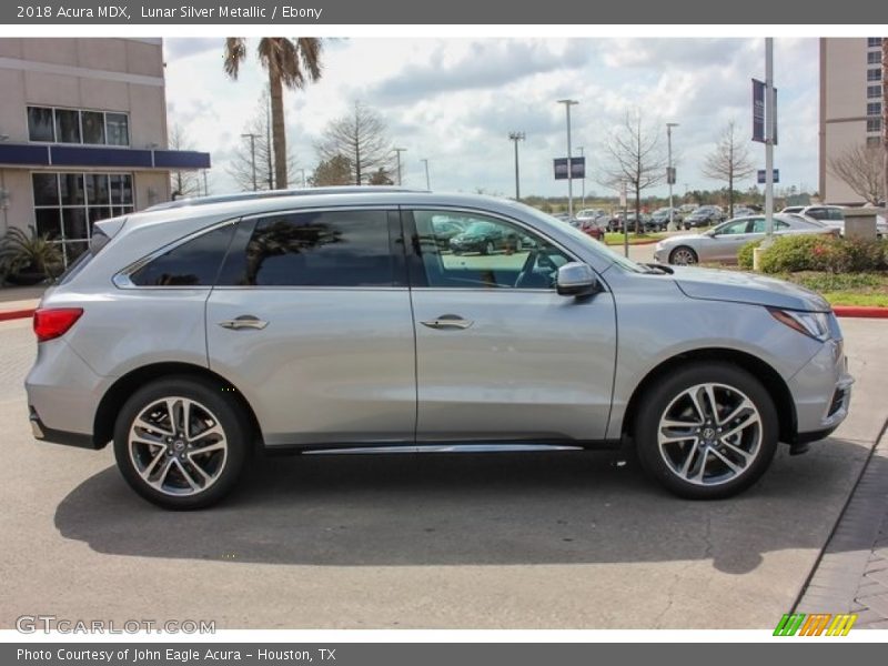 Lunar Silver Metallic / Ebony 2018 Acura MDX