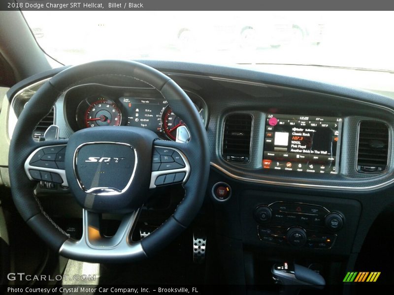 Dashboard of 2018 Charger SRT Hellcat