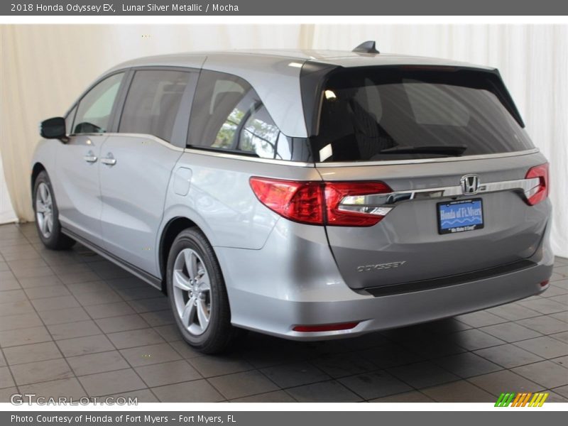 Lunar Silver Metallic / Mocha 2018 Honda Odyssey EX