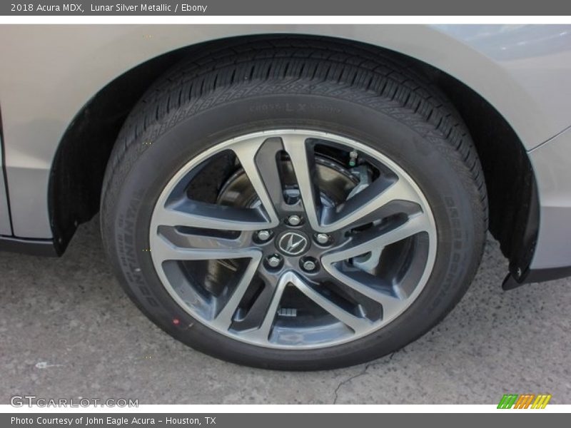 Lunar Silver Metallic / Ebony 2018 Acura MDX
