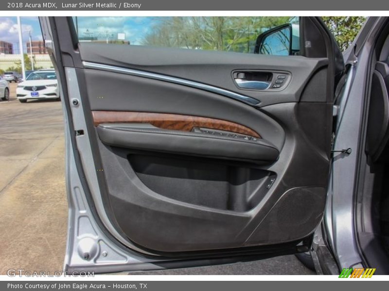 Lunar Silver Metallic / Ebony 2018 Acura MDX