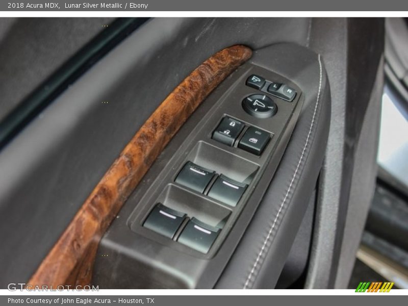 Lunar Silver Metallic / Ebony 2018 Acura MDX