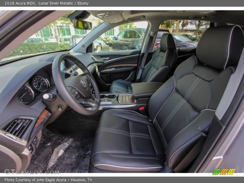 Lunar Silver Metallic / Ebony 2018 Acura MDX