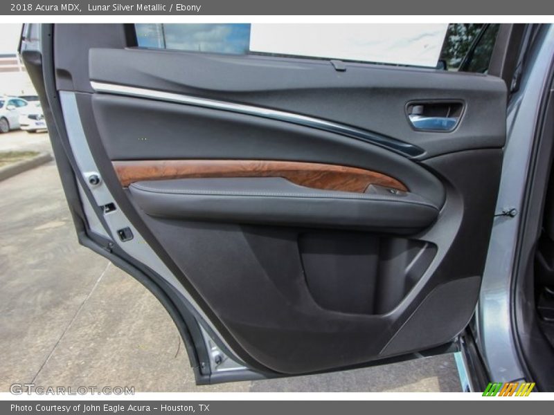 Lunar Silver Metallic / Ebony 2018 Acura MDX