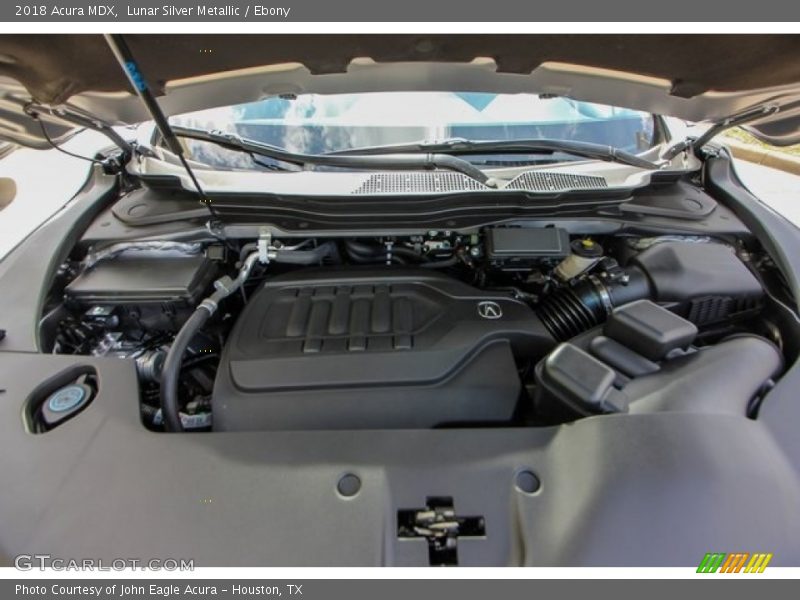 Lunar Silver Metallic / Ebony 2018 Acura MDX